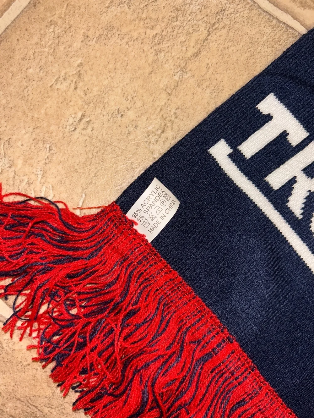 USA Truly Soccer Scarf & Y2K Sunglasses Bundle Red White Blue Stars Stripes